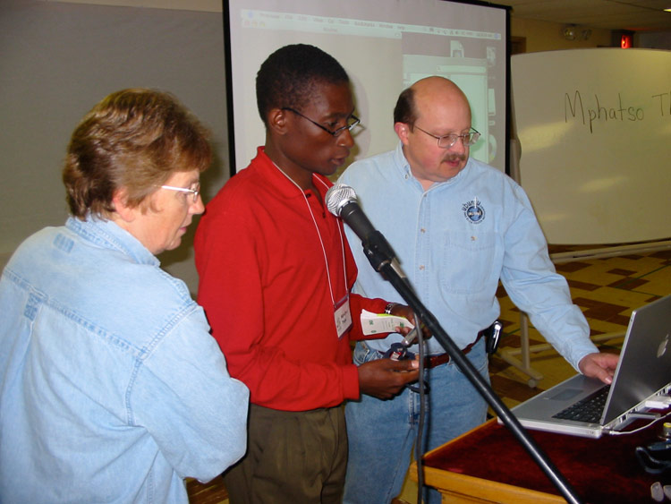 Diane, Mphatso and Tim